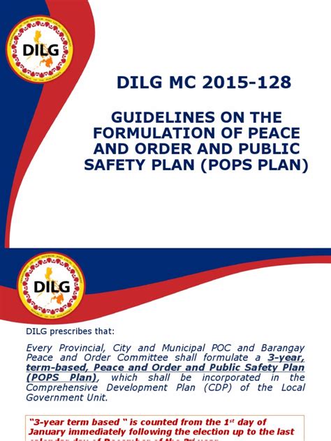 pops dilg|OMNIBUS GUIDELINES FOR PEACE AND ORDER COUNCIL .